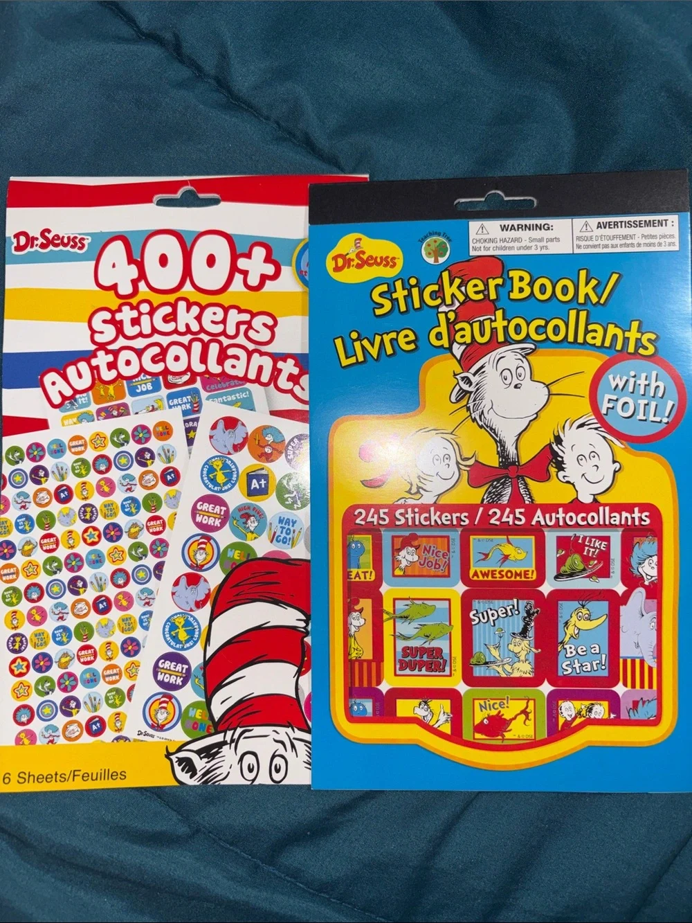 Dr. Seuss Party Favor / School supplies 8+ lbs colors, sharpeners, stickers, etc